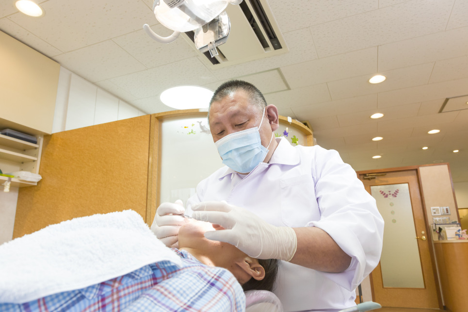 毎回の治療に全力を尽くす